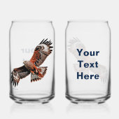 Soaring Red Kite Blikvorm Glas (Voorkant)