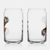 Soaring Red Kite Blikvorm Glas (Links)