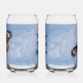 Soaring Red Kite Blikvorm Glas (Links)