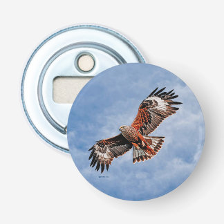 Soaring Red Kite Button Flesopener