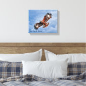 Soaring Red Kite Canvas Afdruk (Insitu (Slaapkamer))