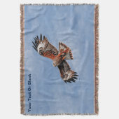 Soaring Red Kite Deken (Voorkant Verticaal)