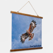 Soaring Red Kite Hangend Wandkleed (Gebogen)