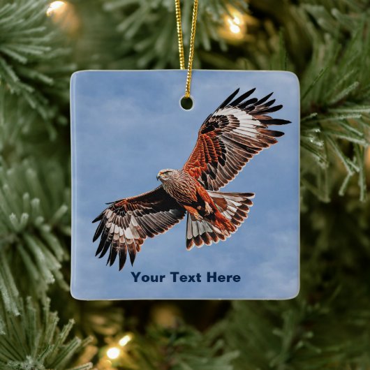 Soaring Red Kite Keramisch Ornament (Boom)