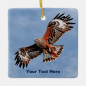 Soaring Red Kite Keramisch Ornament (Voorkant)