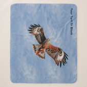 Soaring Red Kite Sherpa Deken (Voorkant)