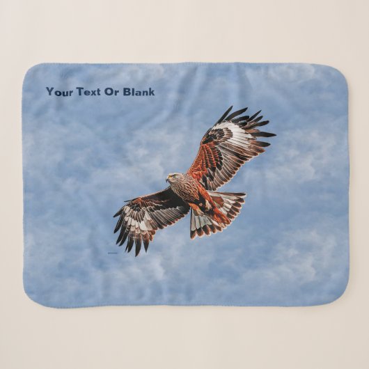 Soaring Red Kite Sherpa Deken (Voorkant (horizontaal))