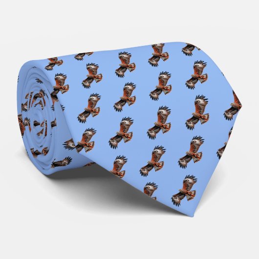 Soaring Red Kite Stropdas (Opgerold)