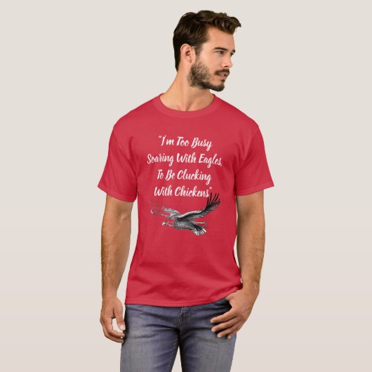 "Soaring with Eagles" T-shirt (Voorkant volledig)