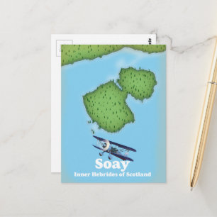 Soay Binnen-Hebriden van Schotland kaart