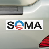 SOBAMA BUMPERSTICKER (Op auto)