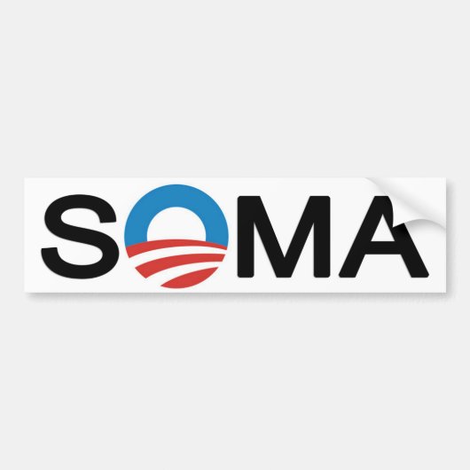 SOBAMA BUMPERSTICKER (Voorkant)