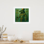 Sobek Crocodile God Poster | Oude mythe kunst (Keuken)