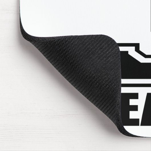 Sober 3 jaar zwart op wit muismat (Hoek)