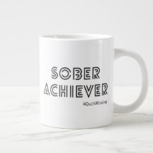 Sober Achiever Black & White-Mok