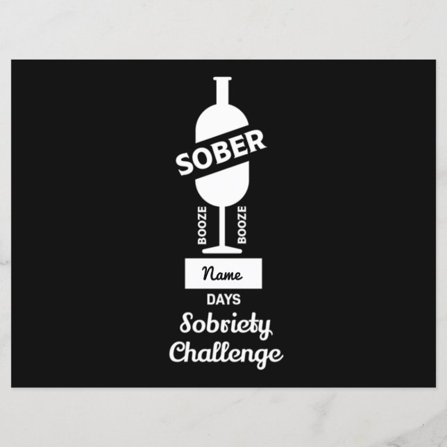 Sober AF Alcoholic Addication Recovery (Achterkant)