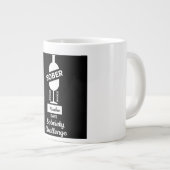 Sober AF Alcoholic Addication Recovery Grote Koffiekop (Voorkant rechts)