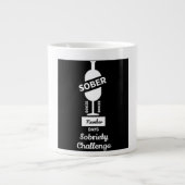 Sober AF Alcoholic Addication Recovery Grote Koffiekop (Voorkant)