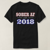SOBER AF INGESTELD 2018 T-SHIRT (Design voorkant)
