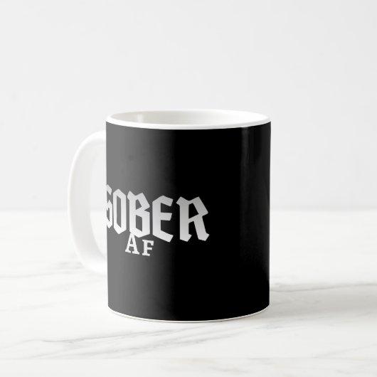 Sober AF Koffiemok (Voorkant links)