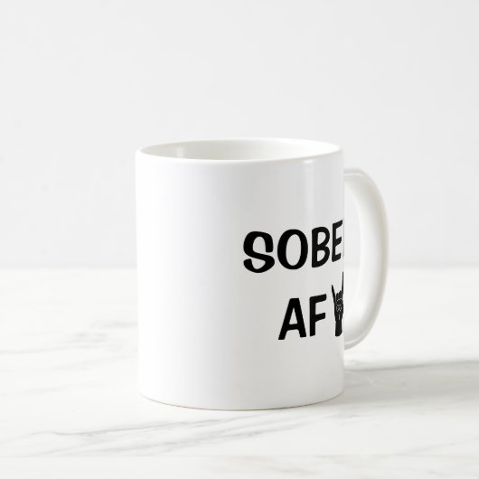 Sober AF Koffiemok (Voorkant rechts)