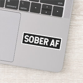 Sober AF Sticker