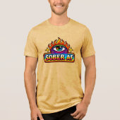 Sober AF -  Tri-Blend Shirt (Voorkant)