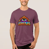 Sober AF -  Tri-Blend Shirt (Voorkant)