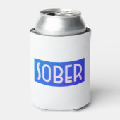SOBER Blue Blikjeskoeler (Blikje Voorkant)