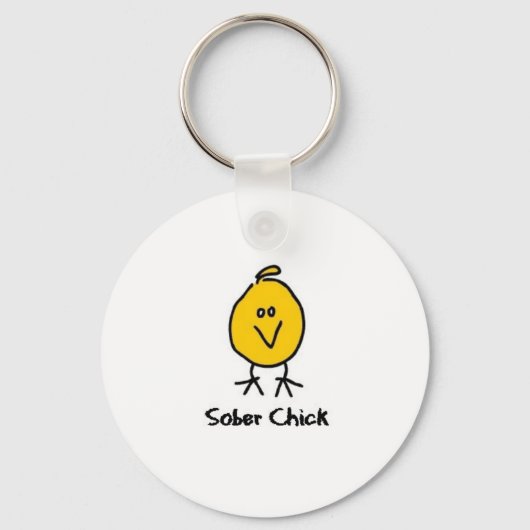 Sober Chick Sleutelhanger (Voorkant)
