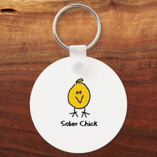 Sober Chick Sleutelhanger (Voorkant)
