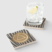 SOBER COIN STONE Onderzetter Recovery (Zijkant)