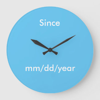 Sober Date Clock Grote Klok