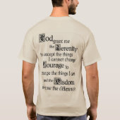 Sober door God T-shirt (Achterkant)