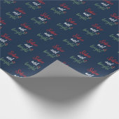 Sober en helder kerstcadeau cadeaupapier (Hoek)