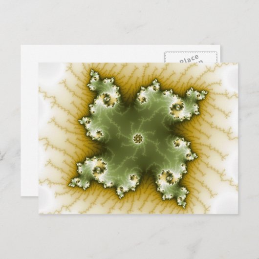 Sober - Fractal Briefkaart (Voorkant / Achterkant)