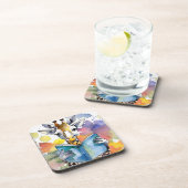 Sober Giraffe lezen Big Book Recovery Bier Onderzetter (Rechterzijde)