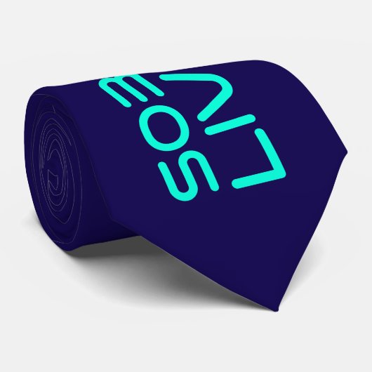 Sober & Glanzend – Lotus Power Necktie Stropdas (Opgerold)