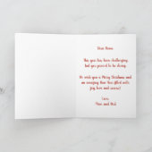 Sober kerstkaart, Proud briefkaart (Binnen)