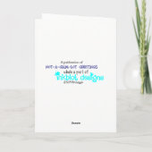 Sober kinder en goofy hondenverjaardagskaart kaart (Achterkant)