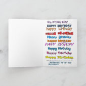 Sober kinder en goofy hondenverjaardagskaart kaart (Binnen)