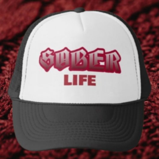 Sober Leven Rood Trucker Pet