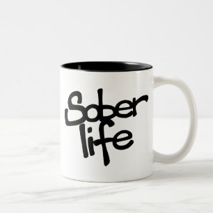 Sober Life Coffee-Mok Tweekleurige Koffiemok
