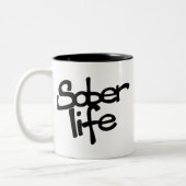 Sober Life Coffee-Mok Tweekleurige Koffiemok (Links)