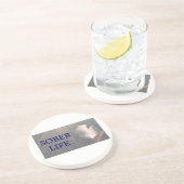 Sober life Plume Zandsteen Onderzetter (Zijkant)