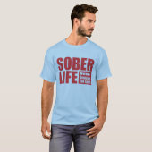 Sober Life - Red T-shirt (Voorkant volledig)
