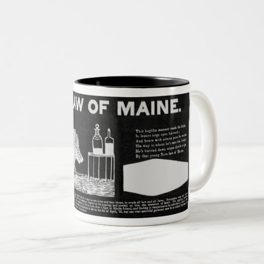 Sober Maine Mok (Voorkant rechts)
