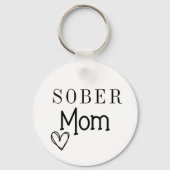 Sober mama Sleutelhanger, Addication Recovery Sleutelhanger (Voorkant)