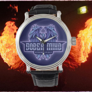 Sober Mind Sterke Geest Horloge