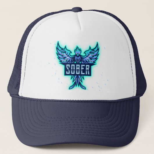 Sober Phoenix Soar Trucker Pet (Voorkant)